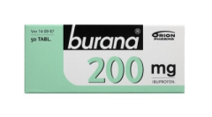 BURANA 200 mg tabl, kalvopääll 50 fol