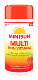 Minisun Monivitamiini Multi Mansikka 90 Tabl - Apteekki Kivihaka ...